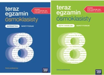 Teraz egzamin ósmoklasisty polski + angielski+ Matematyka Repetytoria - Jerzy Janowicz