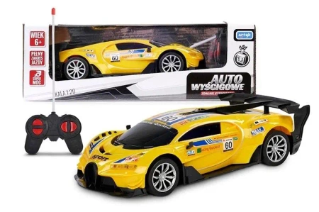 Auto wyścigowe R/C Toys for Boys żółte - Artyk