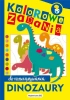 Kolorowe zadania do rozwiązywania. Dinozaury - praca zbiorowa