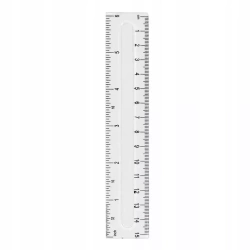 LINIJKA 15 CM, SZKOŁA. PRZEZROCZYSTA, IDEALNA DO PIÓRNIKA