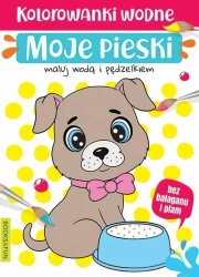Moje pieski. Kolorowanki wodne - Opracowanie zbiorowe