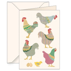 Karnet B6 koperta 6169 Koguty i kurczaki - Tassotti