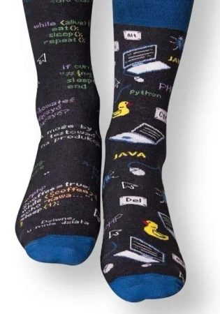 Skarpety długie Programista 41-46 - Praca zbiorowa