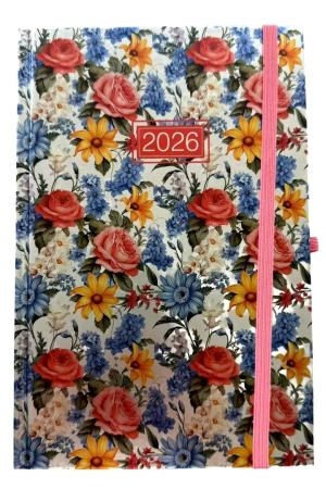 Terminarz 2026 dzienny A5 metalic połysk MIX - Artsezon