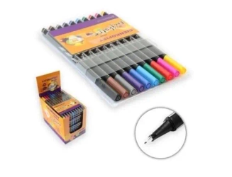 Cienkopisy trójkątne 10 kolorów - Penword