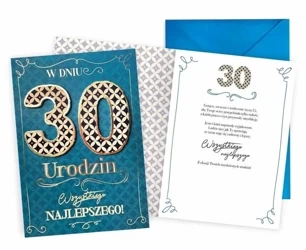 Karnet Urodziny 30 - Kukartka