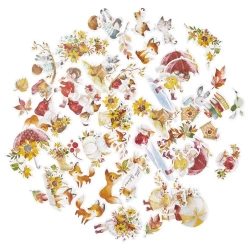 Kształty papierowe little autumn 50szt - Dalprint dpCraft