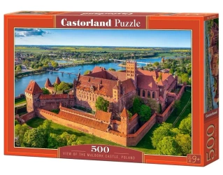 Puzzle 500 View of The Malbork Castle CASTOR - Castorland