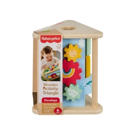 Fisher-Price. Drewniany trójkąt aktywizujący - Fisher- Price