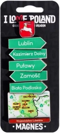 Magnes I love Poland Lubelskie ILP-MAG-C-LUB-12 - Pan Dragon