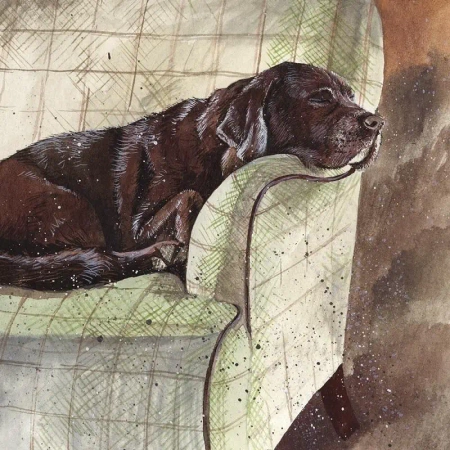 Podkładka pod kubek C126 Pies Buddy - Alex Clark