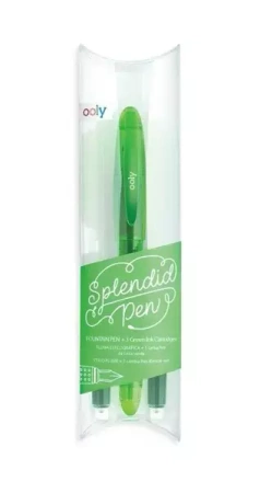 Pióro wieczne Splendid zielone + 3 naboje - Kolorowe Baloniki
