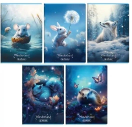 Zeszyt A5/16K linia podwójna Wonderland (20szt) - HERLITZ