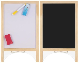 Tablica magnetyczna 2w1 stojąca  z akcesoriami - MEGA CREATIVE