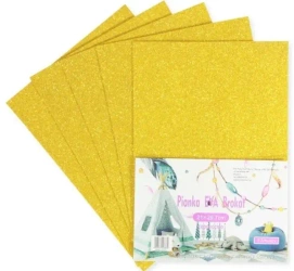 Pianka brokatowa złota 21x29,7cm 5szt - Penword