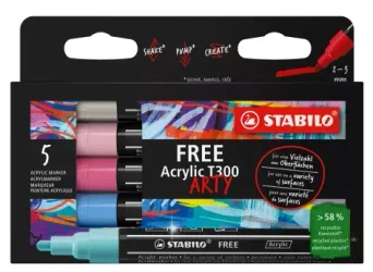 Marker Free T300, Candy Set (5 sztuk)