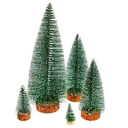 Choinki dekoracyjne zielone 5szt - Dalprint dpCraft