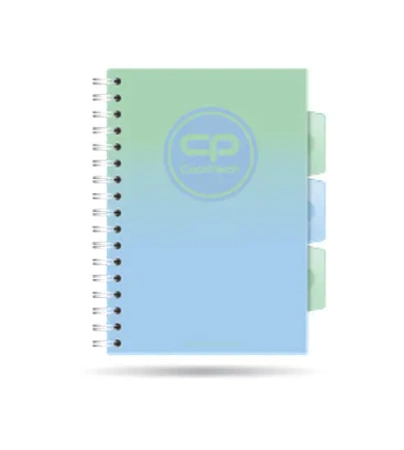 Kołozeszyt A5 100k kratka PP Coolpack gradient mojito - PATIO