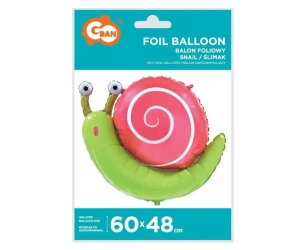 Balon foliowy Ślimak 60x48cm - Godan