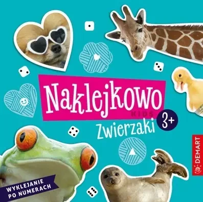 Naklejkowo Kids 3+ Zwierzaki - Anna Borchard, Monika Sarwińska-niewielska
