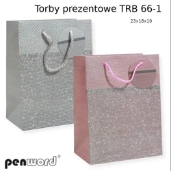 Torebka prezentowa 23x18x10cm MIX - Penword