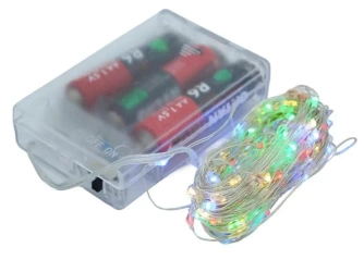 Łańcuch świetlny LED kolorowy 10m - ADAR