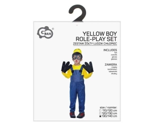 Strój dla dzieci Żółty Ludzik chłopiec 130/140cm - Godan