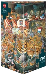 Puzzle Heye 2000 elementów + plakat. Trafalgar