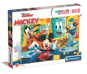 Puzzle 60 Maxi Super Kolor Mickey - Clementoni