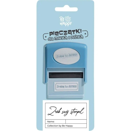 Pieczątka z napisem Zrobię to jutro! - Be-Happy Gifts