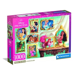 Puzzle 1000 Compact Disney Princess - Clementoni