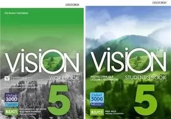 Vision 5 Podręcznik Zeszyt ćwiczeń Oxford - praca zbiorowa