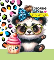 Kolorowanka 140x140 Panda - Fresh