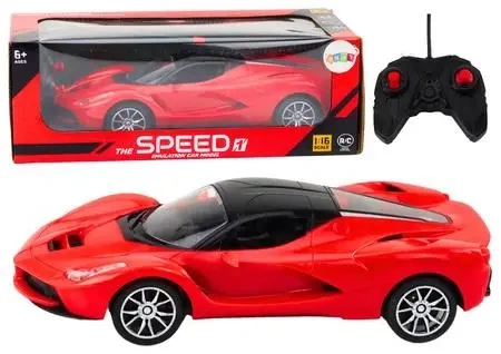 Auto sportowe RC 1:15 czerwone - Leantoys