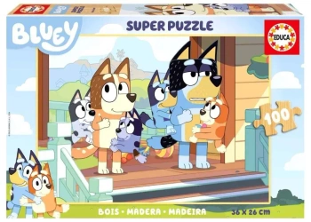 Puzzle drewniane 100 Blue - Educa