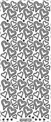 Stiker ażurowy 310 10x23cm złoty - Galeria Hobby