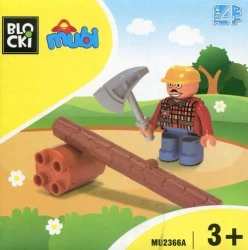 Klocki Blocki MUBI Figurka Drwal (zestaw uzupełniający) - Icom