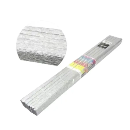 Bibuła marszczona srebrna 50x200 (5szt) - Penword