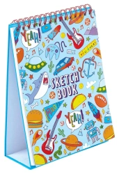 Blok z podstawką Sketch&Snow - Bazgroły z zeszytów - Kolorowe Baloniki
