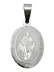 Medalik Matka Boża Niepokalana Stainless - Art Sacrum