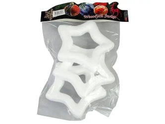 Gwiazdki styropianowe do kolorowania 3szt - ADAR