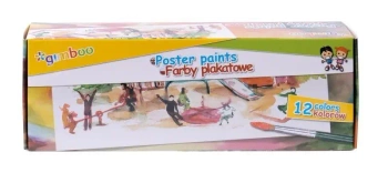 Farby plakatowe 20ml 12 kolorów - Gimboo