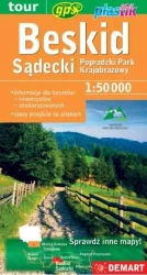Beskid Sądecki - mapa turystyczna - praca zbiorowa
