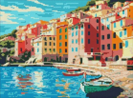 Diamentowa mozaika - Sunny City 30x40cm - Ideyka