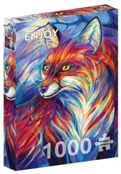 Puzzle 1000 Kolorowy lis - Enjoy