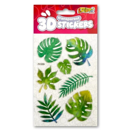 Naklejki 3D Transparent Green Leaves - Penmate