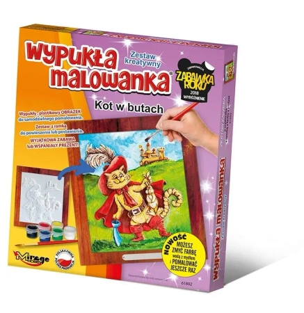 Wypukła malowanka Bajka - Kot w butach - Mirage Hobby