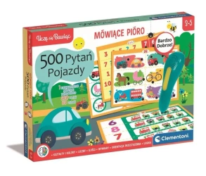 Uczę się bawiąc. Mówiące pióro 500 pytań Pojazdy - Clementoni