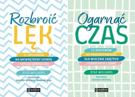 PAKIET 2x Risa Williams Ogarnąć czas + Rozbroić lęk - Risa Williams