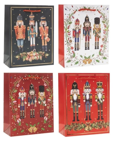 Torebka prezentowa Boże Narodzenie mix - Rozette